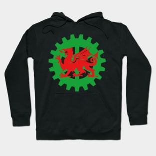 Steampunk Welsh Dragon Hoodie